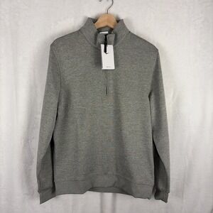 Nike Dri-Fit Half Zip Golf Pullover Gray Size Small DH0986-003 NWT